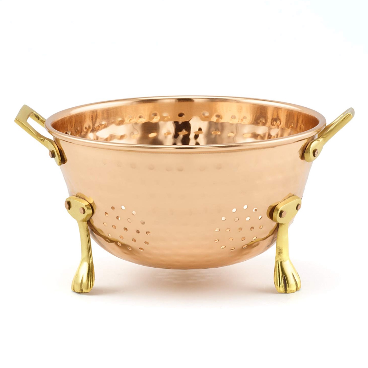 Picture of Nusteel TG-870C 6 in. Copper Hammered Decor Copper Berry Colander
