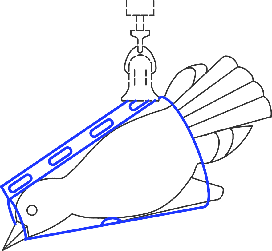 50-500 g Bird Weighing Cone for Spring Balance