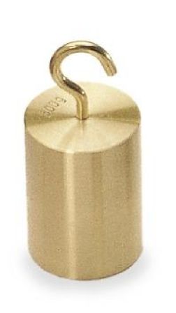 2 kg M1 Test Hook Weight Metric with Finely Turned Brass