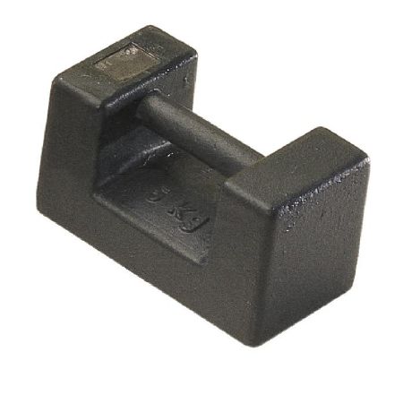 10 kg M3 Class Rectangular Test Weight with Lacquered Cast Iron