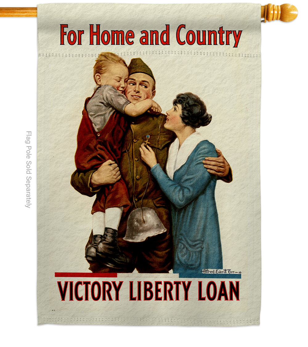 28 x 40 in. for Home & Country House Flag with Armed Forces Service Double-Sided Decorative Vertical Flags Decoration Banner Garden Yard Gift