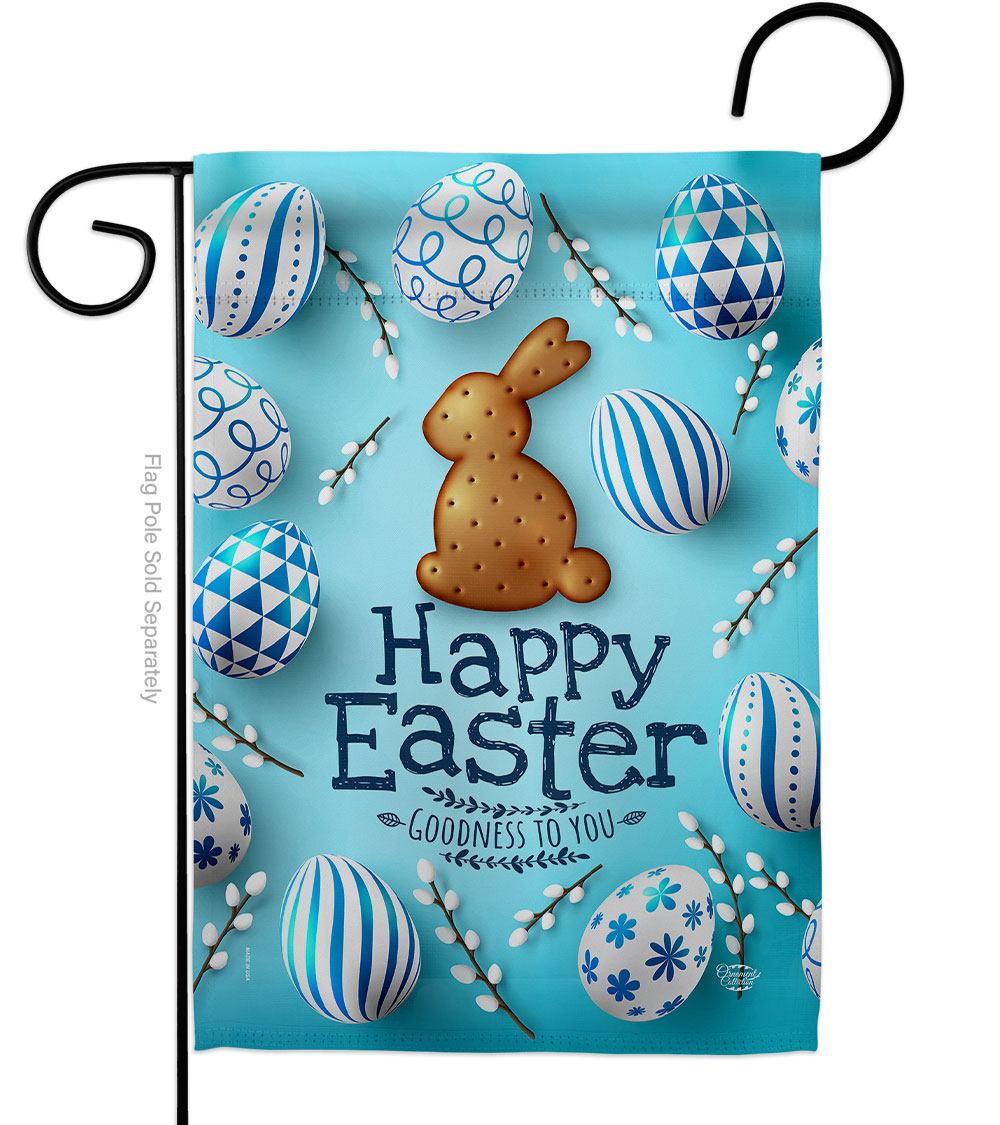 Easter Goodness Springtime Double-Sided Decorative Garden Flag, Multi Color