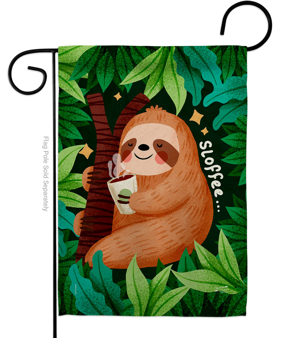 Sloffee Animals Wildlife 13 x 18.5 in. Double-Sided Decorative Vertical Garden Flags for House Decoration Banner Yard Gift