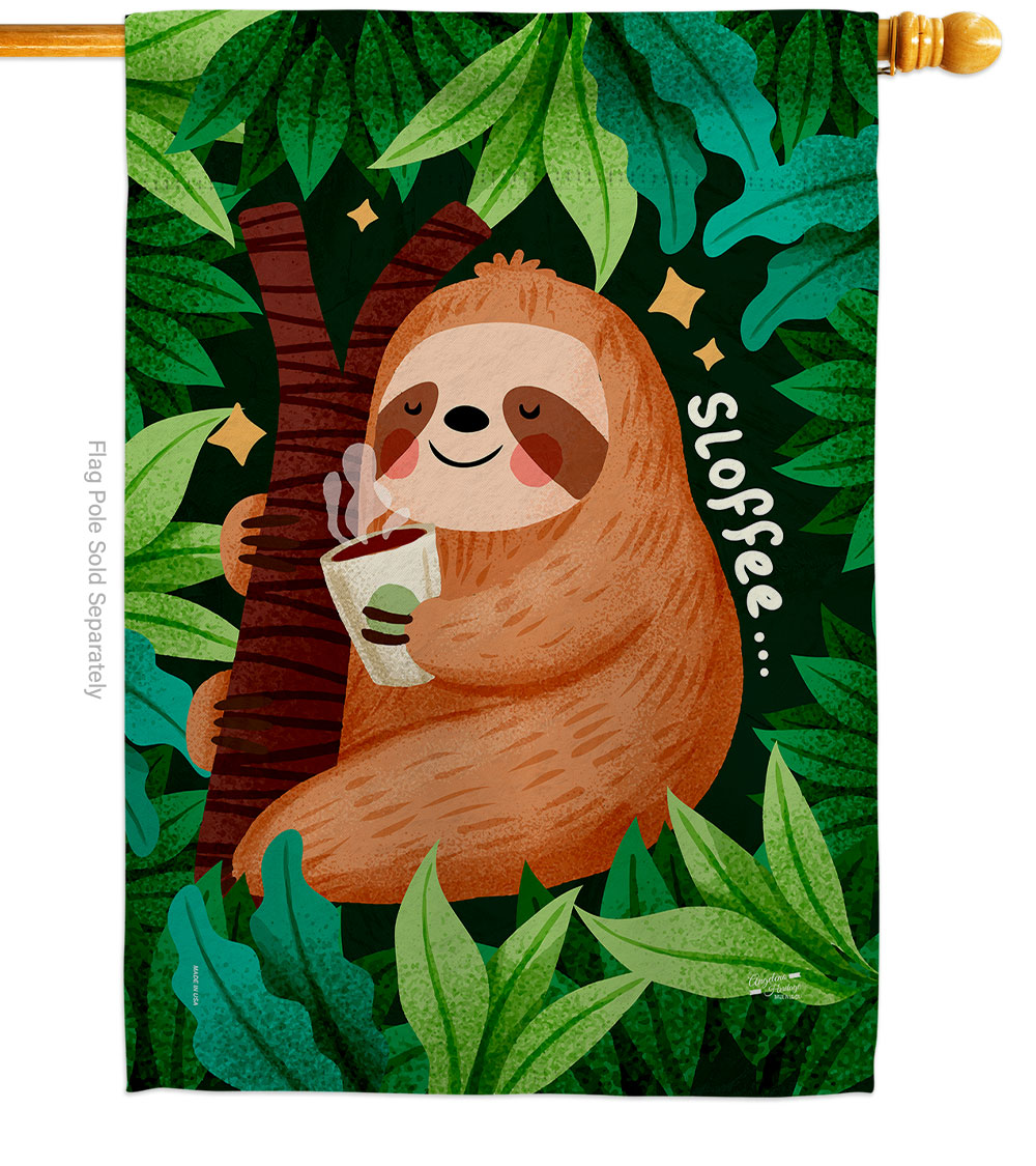 Sloffee Animals Wildlife 28 x 40 in. Double-Sided Decorative Vertical House Flags for Decoration Banner Garden Yard Gift