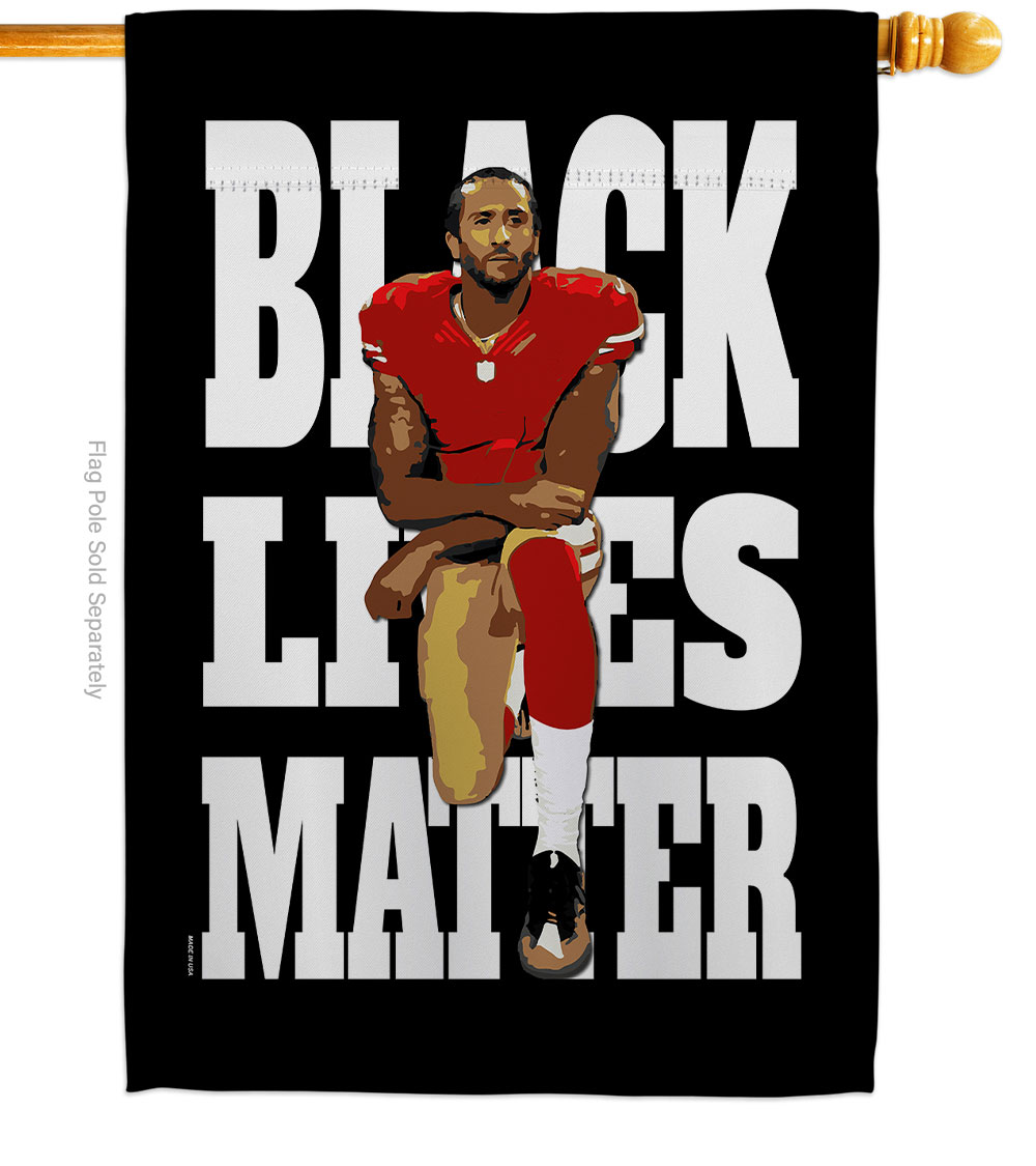 28 x 40 in. Black Lives Anti Racism History Matter Double-Sided Decorative Vertical House Flags - Decoration Banner Garden Yard Gift