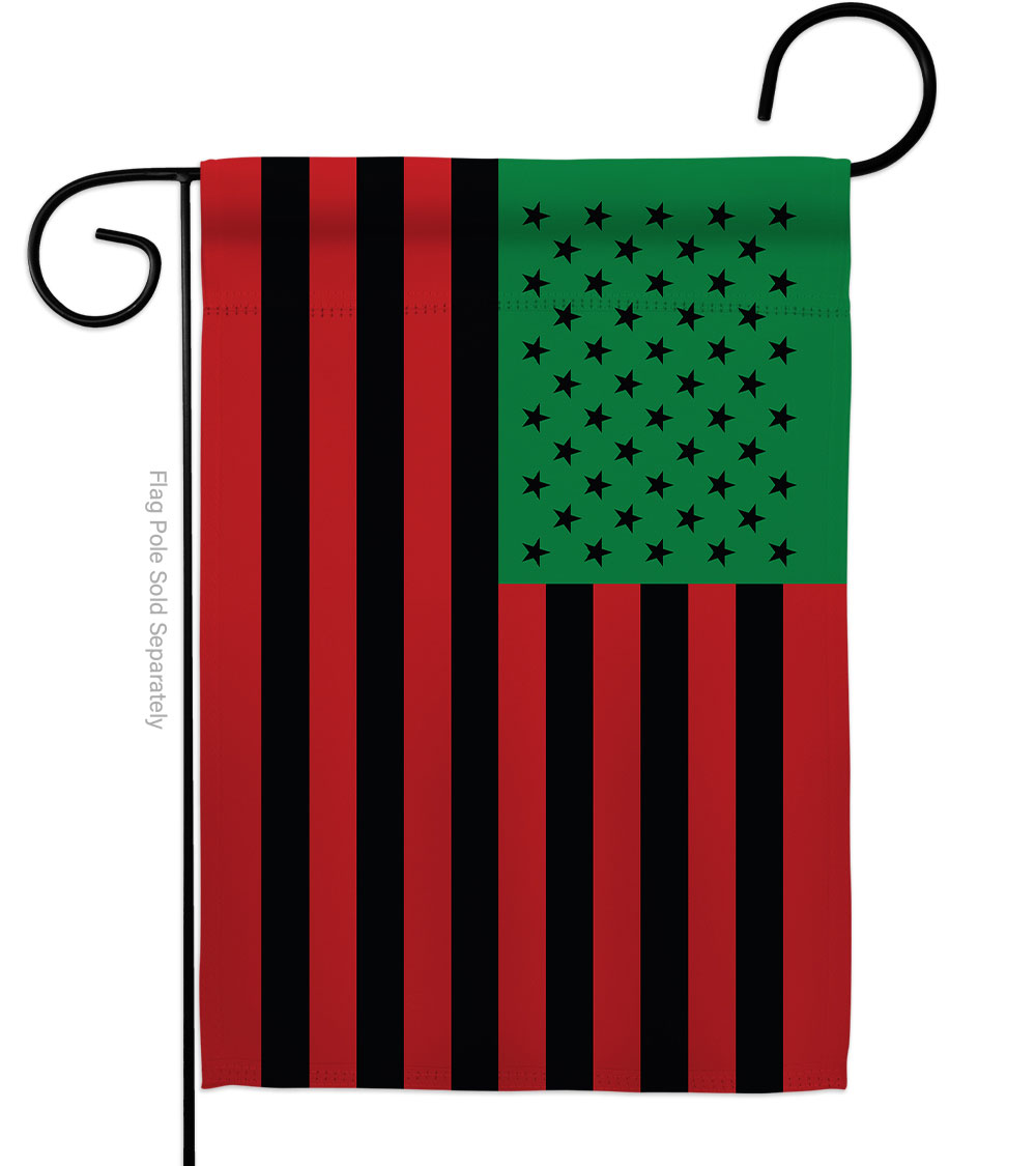 13 x 18.5 in. African American Black History Juneteenth Double-Sided Decorative Horizontal Garden Flags - House Decoration Banner Yard Gift