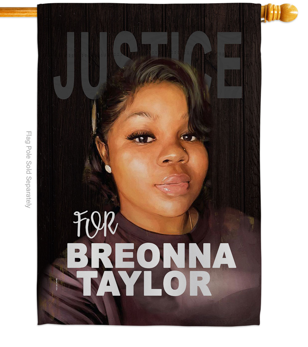 28 x 40 in. Justice Lives Matter Black History Double-Sided Decorative Vertical House Flags - Decoration Banner Garden Yard Gift