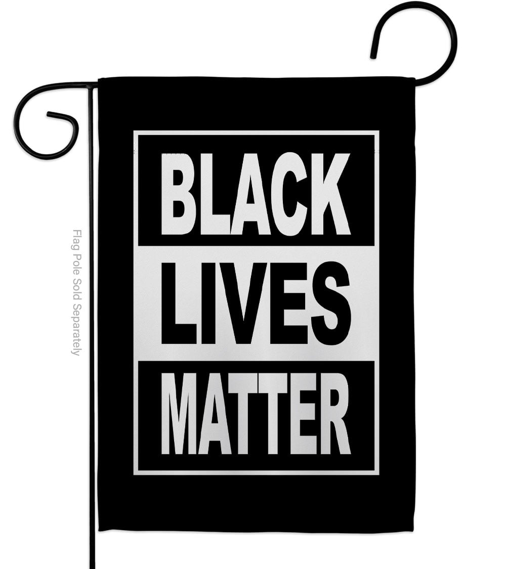 13 x 18.5 in. Cant Breathe BLM Black History Lives Matter Double-Sided Decorative Vertical Garden Flags - House Decoration Banner Yard Gift