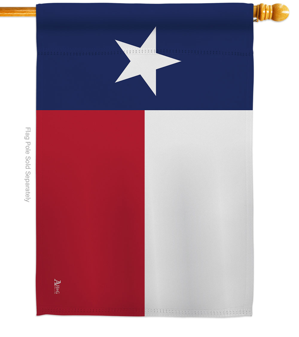 Texas American State House Flag - Double-Sided - 28 x 40 in.
