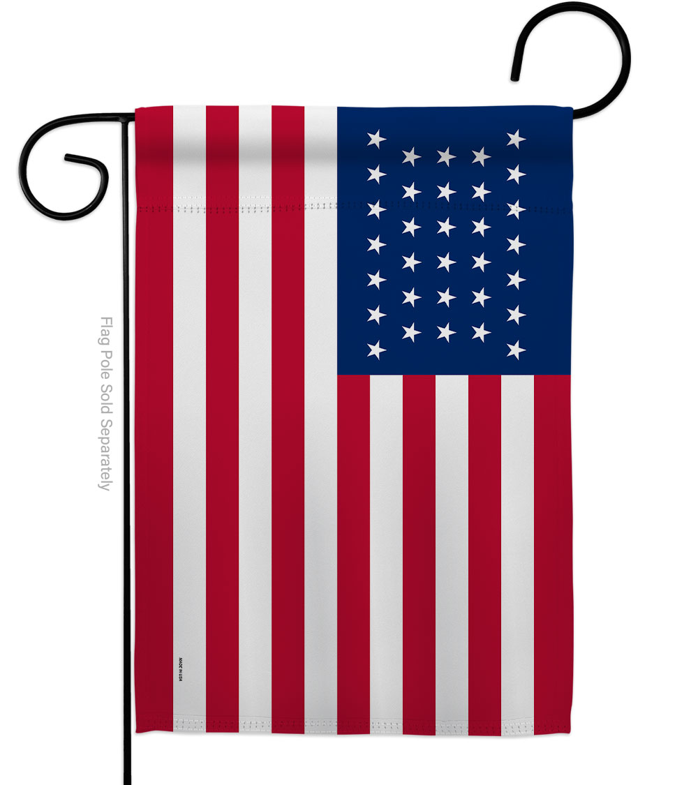 Picture of Americana Home & Garden G141112-BO 13 x 18.5 in. United State 1858-1859 American Old Glory Garden Flag with Double-Sided House Decoration Banner Yard Gift