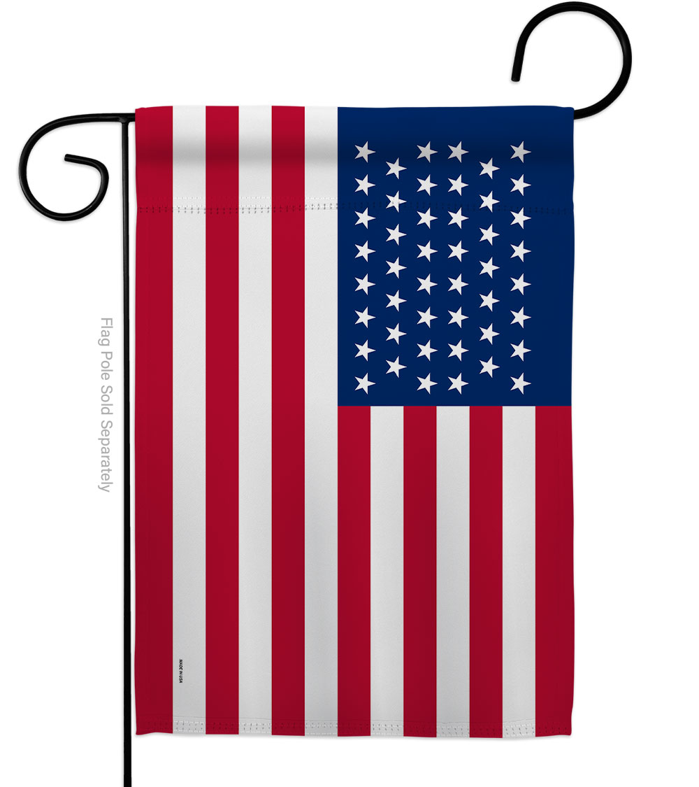 Picture of Americana Home & Garden G141122-BO 13 x 18.5 in. United State 1908-1912 American Old Glory Garden Flag with Double-Sided House Decoration Banner Yard Gift
