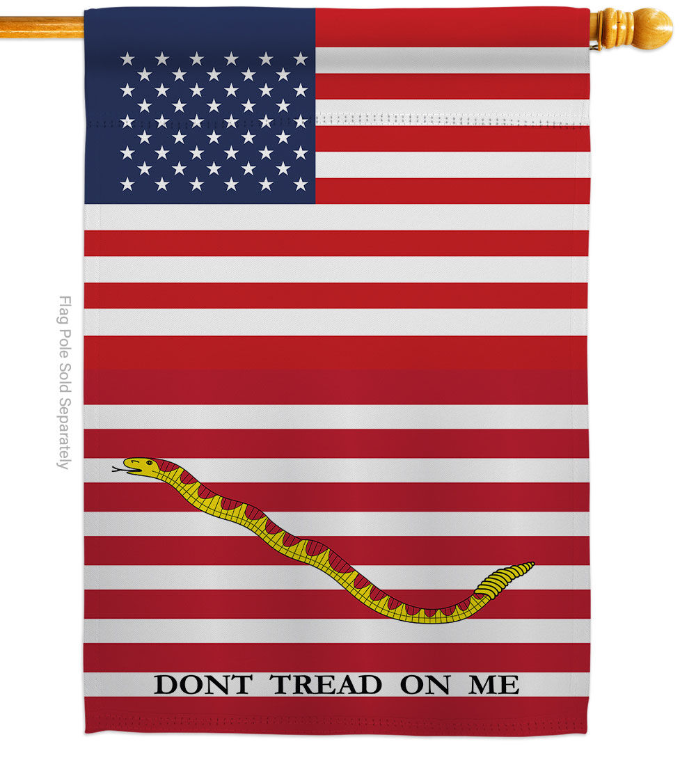 H140820-BO 28 x 40 in. USA First Navy Jack American Historic Vertical House Flag with Double-Sided Decorative Banner Garden Yard Gift