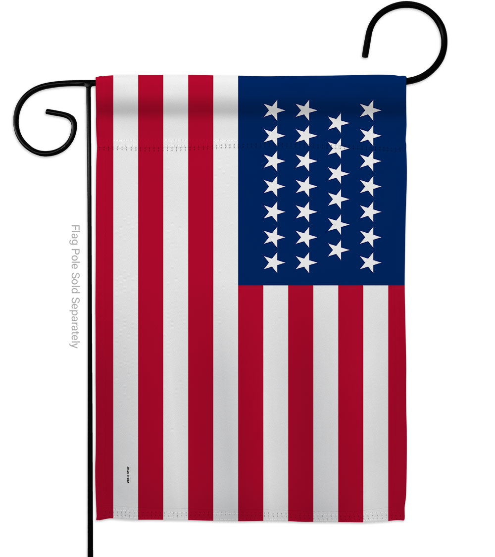 Picture of Americana Home & Garden G141107-BO 13 x 18.5 in. United State 1845-1846 American Old Glory Garden Flag with Double-Sided House Decoration Banner Yard Gift