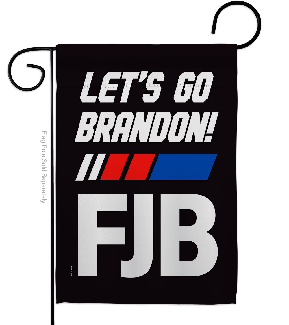 G170256-BO 13 x 18.5 in. FJB Go Brandon American Political Vertical Garden Flag with Double-Sided House Decoration Banner Yard Gift