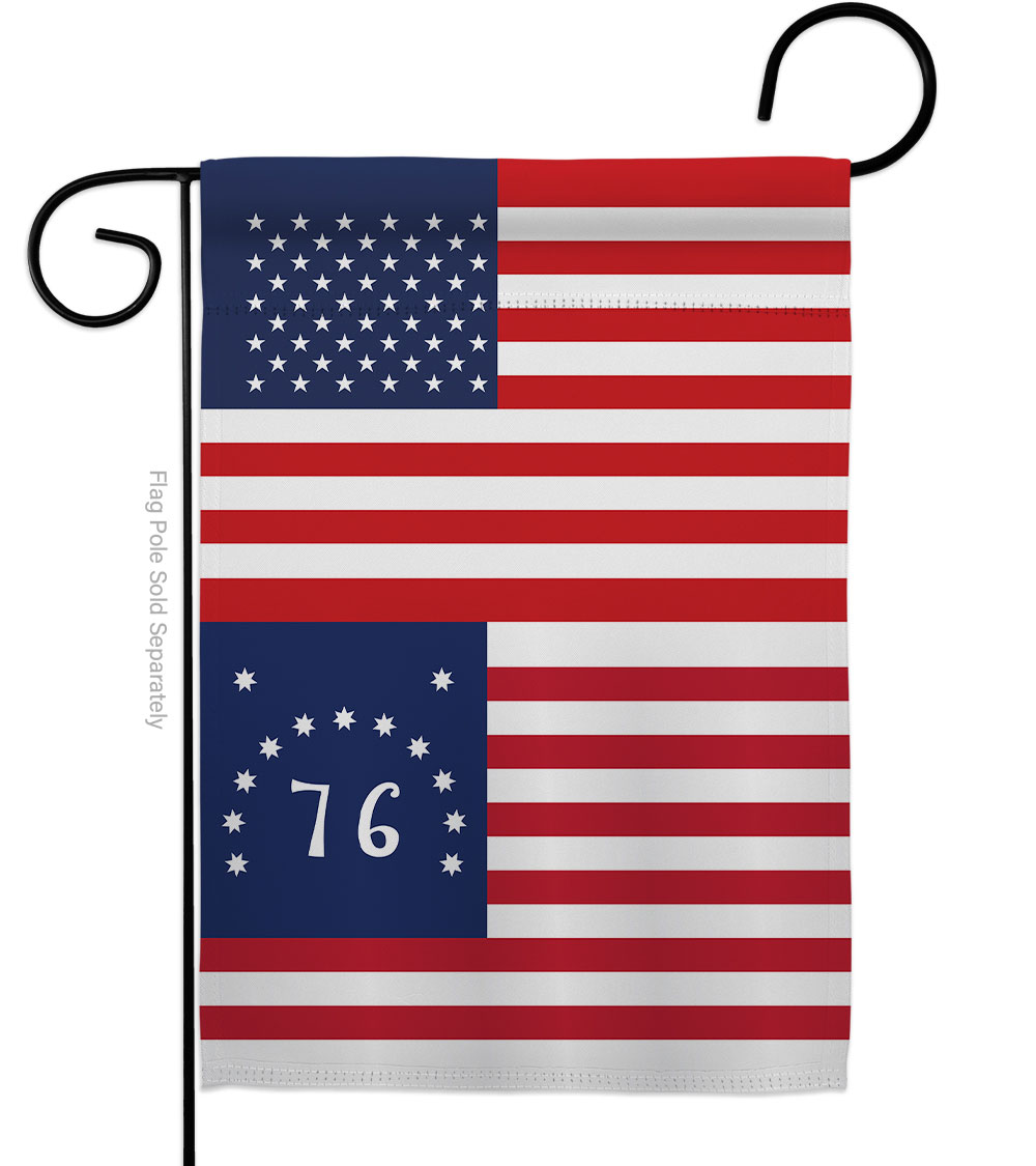 Picture of Americana Home & Garden G142822-BO 13 x 18.5 in. USA Bennington American Historic Vertical Garden Flag with Double-Sided House Decoration Banner Yard Gift
