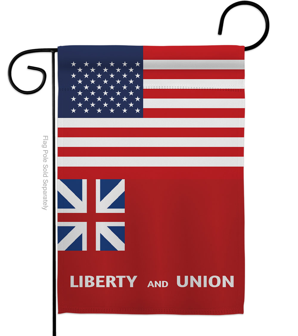 Picture of Americana Home & Garden G142843-BO 13 x 18.5 in. USA Taunton American Historic Vertical Garden Flag with Double-Sided House Decoration Banner Yard Gift