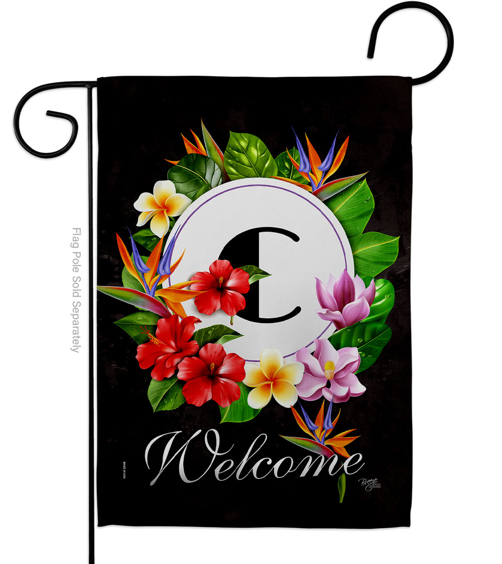 Tropical C Summertime 13 x 18.5 in. Double-Sided Decorative Vertical Garden Flags for House Decoration Banner Yard Gift