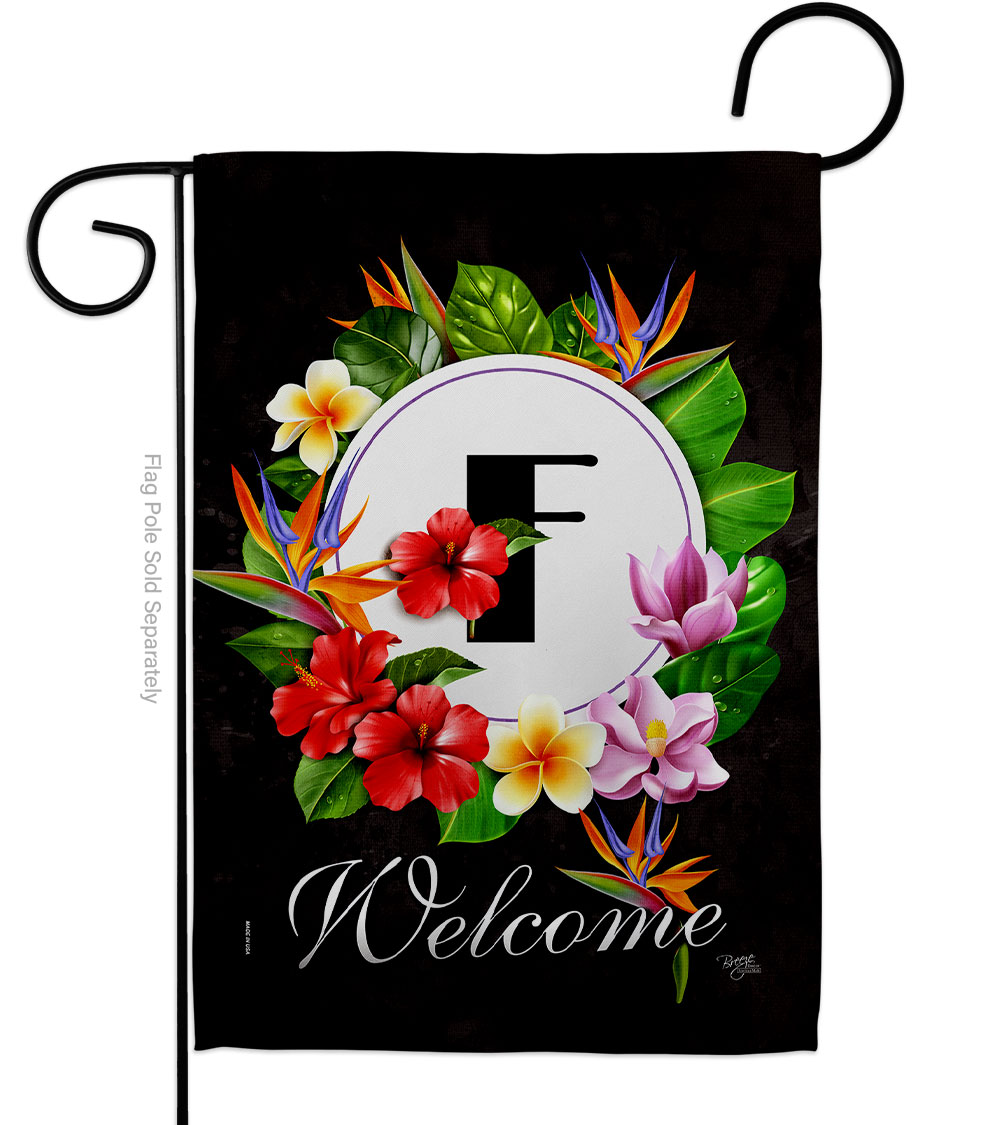 Tropical F Summertime 13 x 18.5 in. Double-Sided Decorative Vertical Garden Flags for House Decoration Banner Yard Gift
