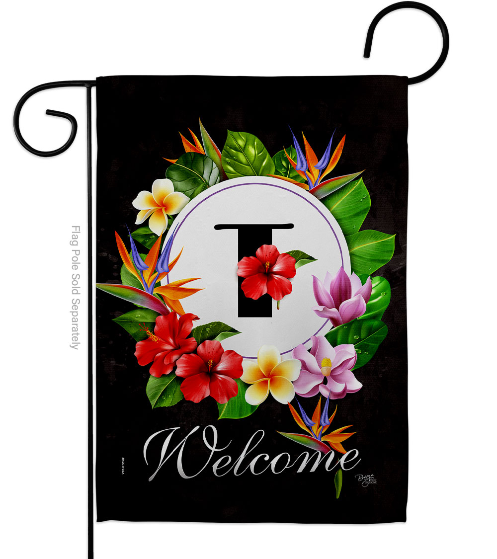 Tropical T Summertime 13 x 18.5 in. Double-Sided Decorative Vertical Garden Flags for House Decoration Banner Yard Gift