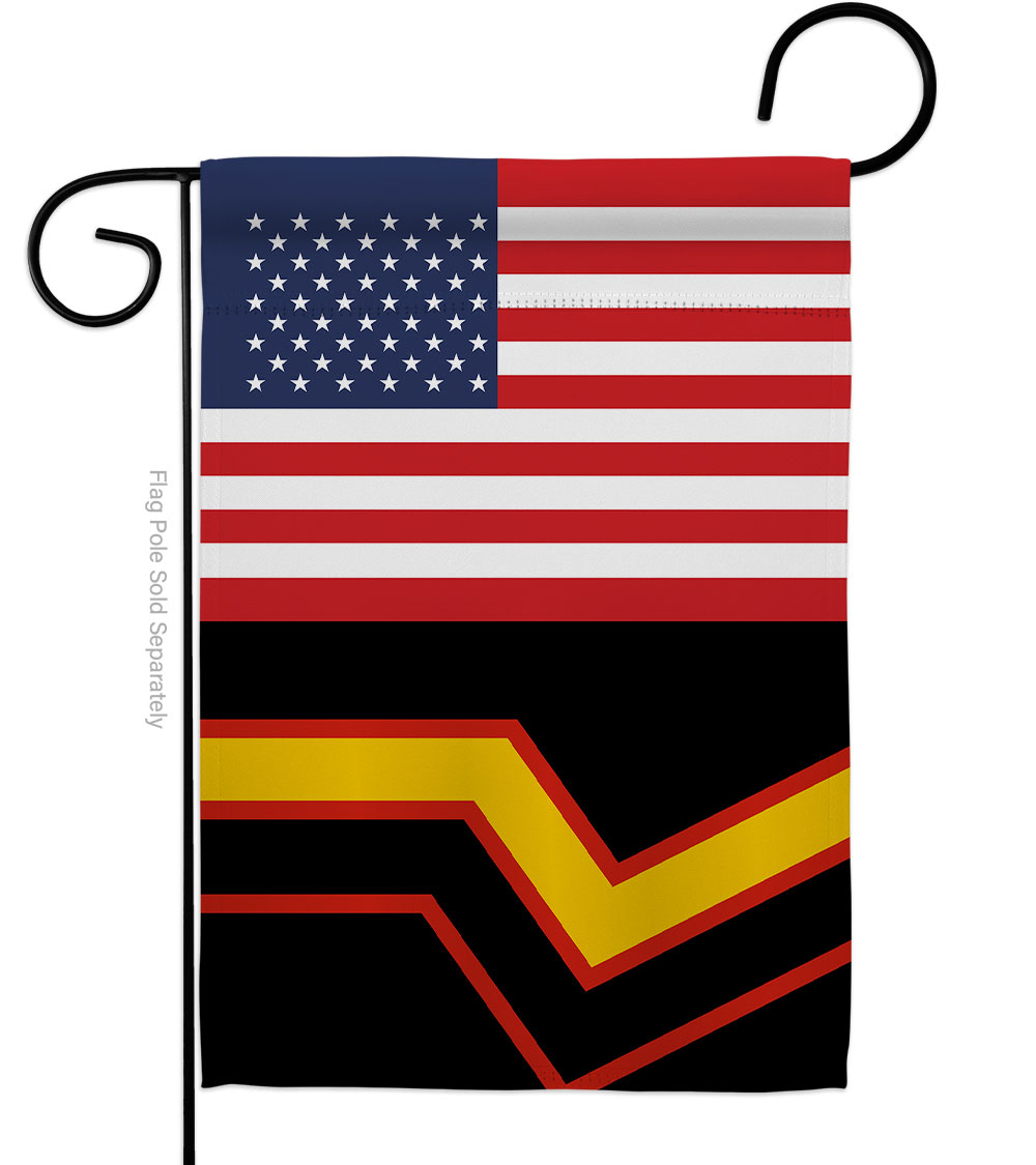 G149047-BO US Rubber Pride Support 13 x 18.5 in. Double-Sided Decorative Vertical Garden Flags for House Decoration Banner Yard Gift