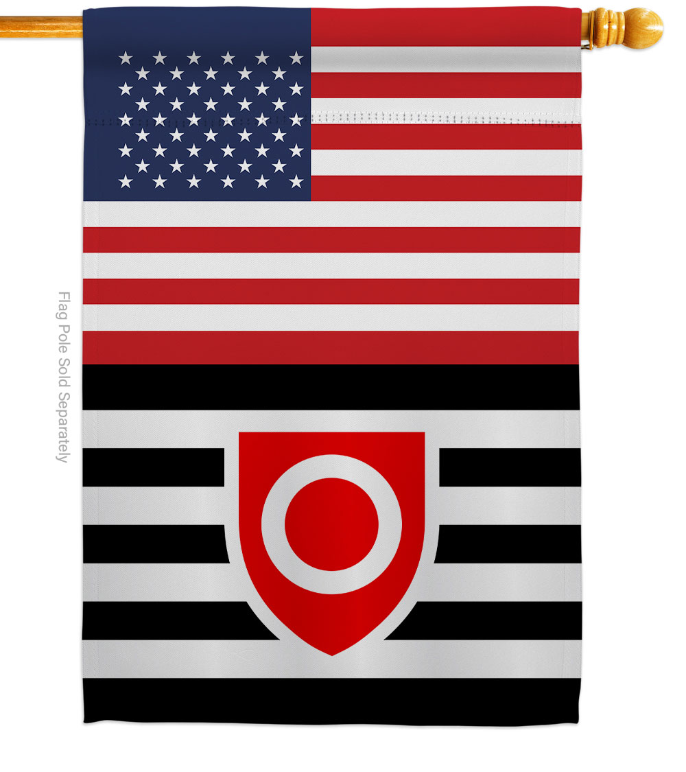 US Ownership Tanos Support Pride 28 x 40 in. Double-Sided Decorative Vertical House Flags for Decoration Banner Garden Yard Gift