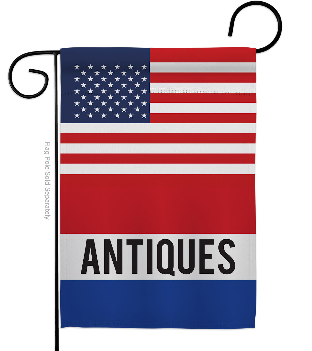 Picture of Americana Home & Garden G142845-BO US Antiques Novelty Merchant 13 x 18.5 in. Double-Sided Decorative Vertical Garden Flags for House Decoration Banner Yard Gift