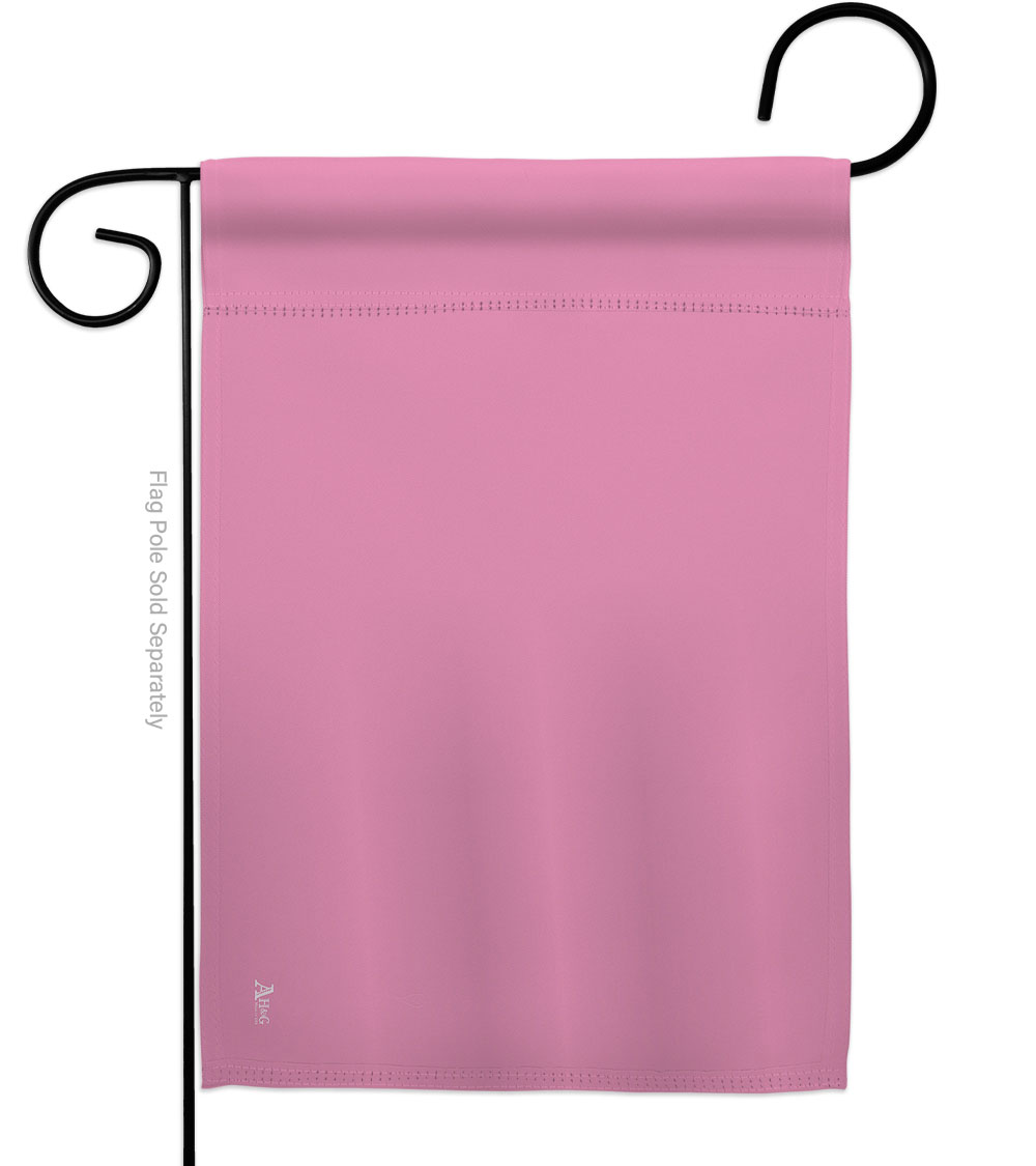 G142917-BO Pink Novelty Merchant 13 x 18.5 in. Double-Sided Decorative Horizontal Garden Flags for House Decoration Banner Yard Gift
