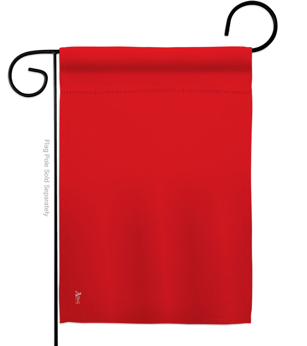 G142918-BO Red Novelty Merchant 13 x 18.5 in. Double-Sided Decorative Horizontal Garden Flags for House Decoration Banner Yard Gift