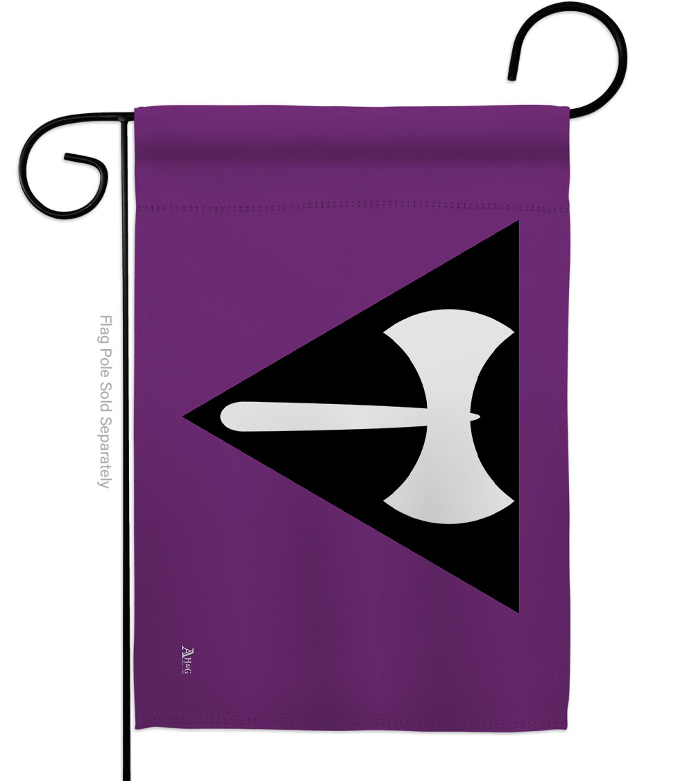 G149012-BO Labrys Pride Support 13 x 18.5 in. Double-Sided Decorative Horizontal Garden Flags for House Decoration Banner Yard Gift
