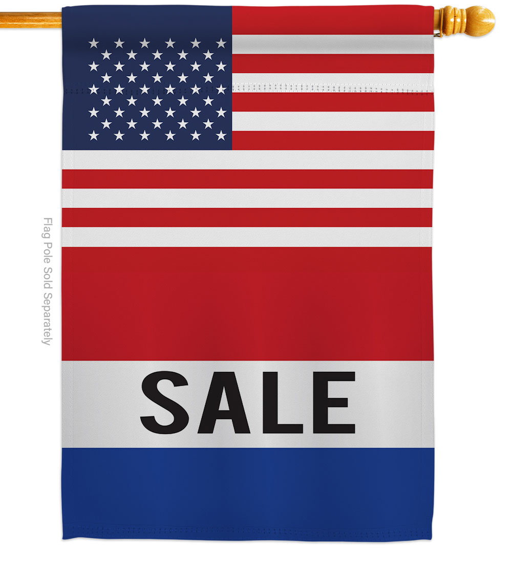 US Sale Novelty Merchant 28 x 40 in DoubleSided Decorative Vertical House Flags for Decoration Banner Garden Yard Gift