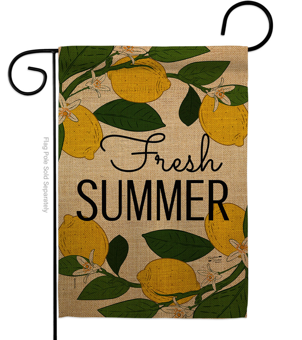 G135189-BO Fresh Summer Summertime Fun & Sun 13 x 18.5 in. Double-Sided Decorative Vertical Garden Flags for House Decoration Banner Yard Gift
