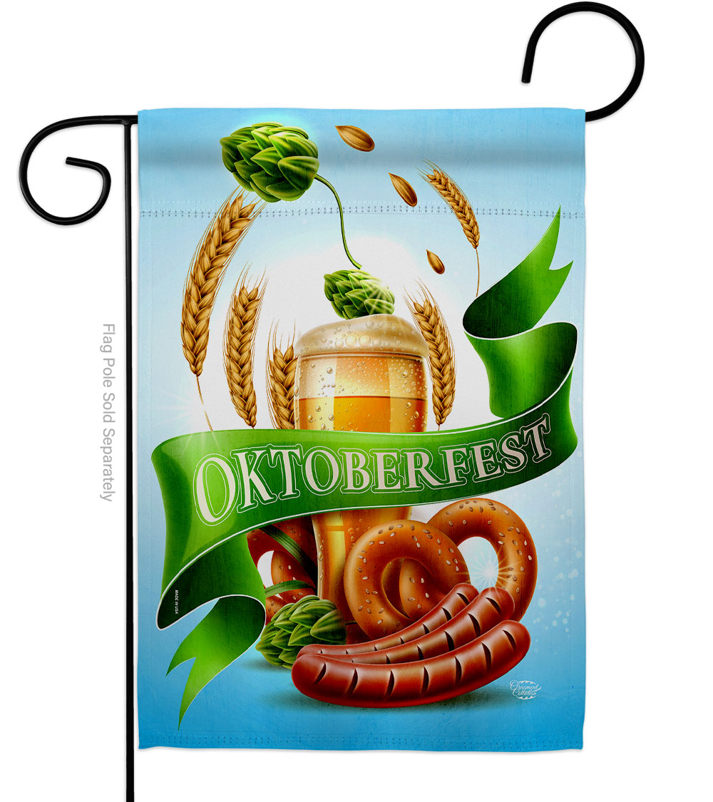 It Oktoberfest Beverages Beer 13 x 18.5 in. Double-Sided Decorative Vertical Garden Flags for House Decoration Banner Yard Gift