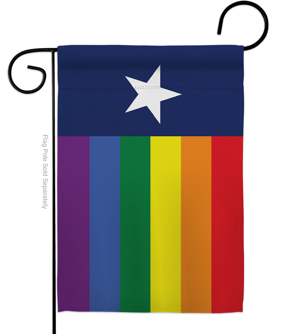 G149682-BO Texas Pride Support Pride 13 x 18.5 in. Double-Sided Decorative Horizontal Garden Flags for House Decoration Banner Yard Gift