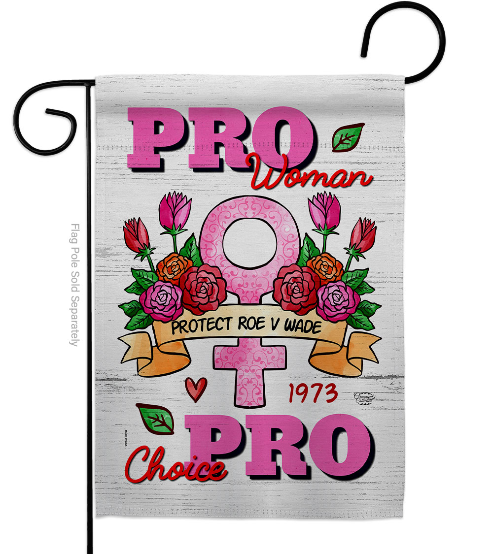 13 x 18.5 in. Pro Women Support Feminism Double-Sided Vertical Decorative Garden Flag