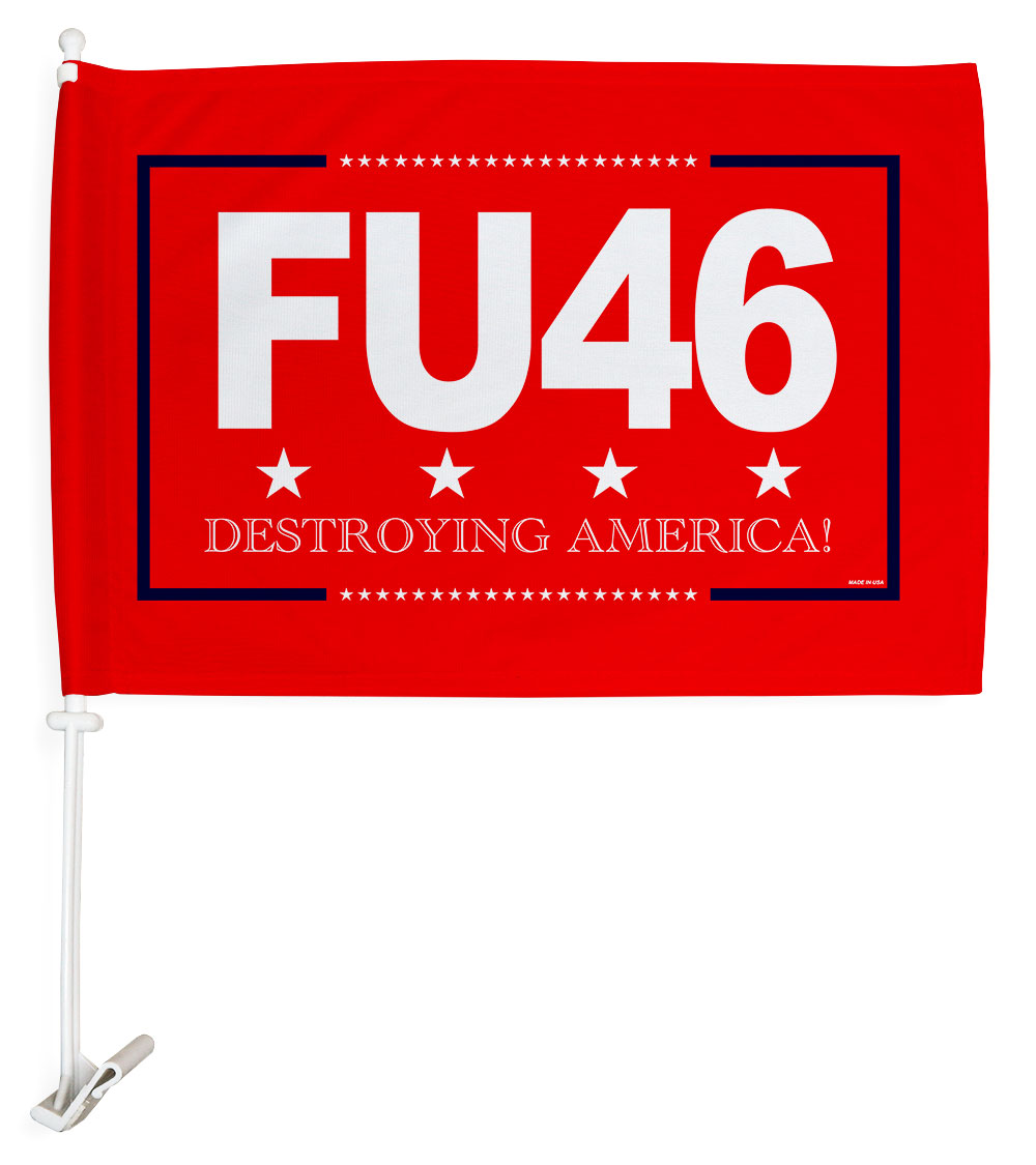 12 x 18 in. Fu 46 Car Flag