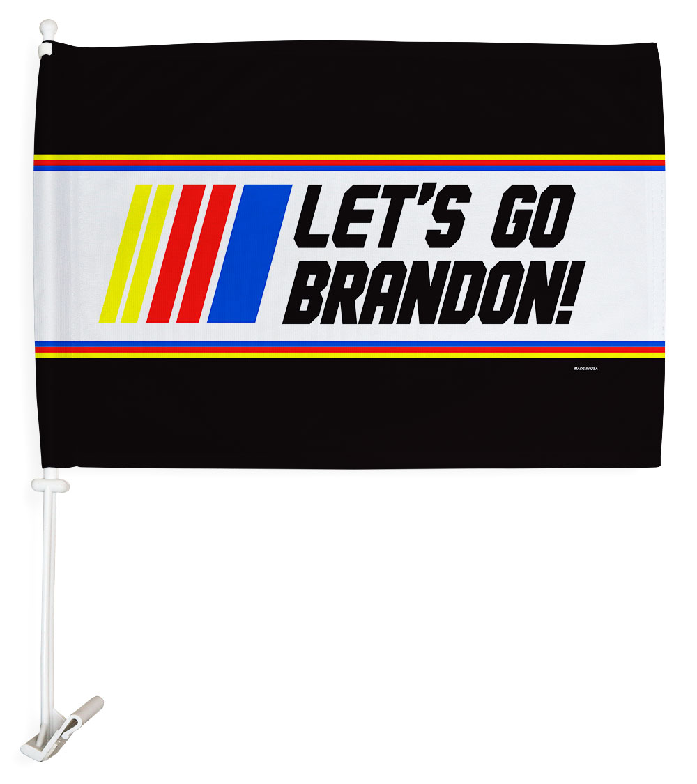 12 x 18 in. Lets Go Brandon Car Flag