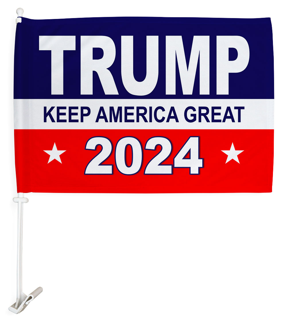 12 x 18 in. Keep America Great Car Flag