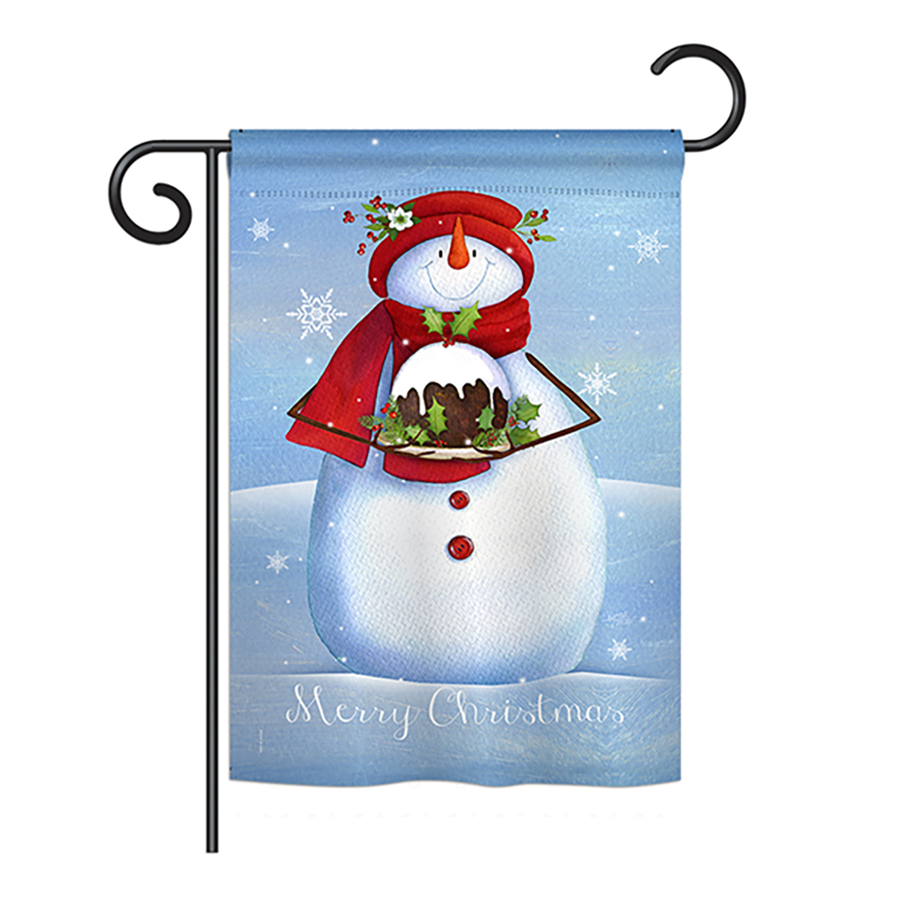 BD-XM-G-114188-IP-BO-DS02-US Warm Wish Snowman Winter - Seasonal Christmas Impressions Decorative Vertical Garden Flag - 13 x 18.5 in.
