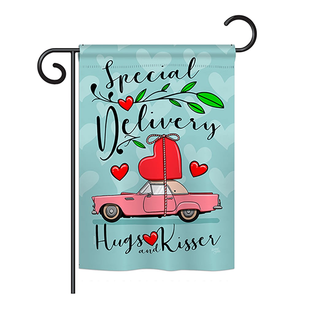 BD-VA-G-101064-IP-BO-D-US19-BD 13 x 18.5 in. Special Spring Valentines Impressions Decorative Garden Flag