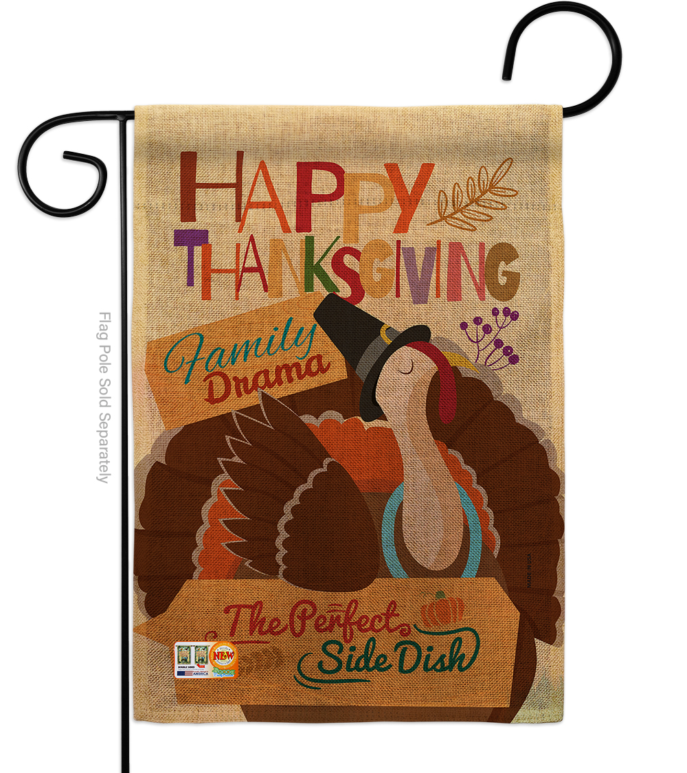 BD-TG-G-113058-IP-DB-D-US16-BD 13 x 18.5 in. Perfect Side Dish Burlap Fall Thanksgiving Impressions Decorative Vertical Double Sided Garden Flag -  Breeze Decor, G113058-DB