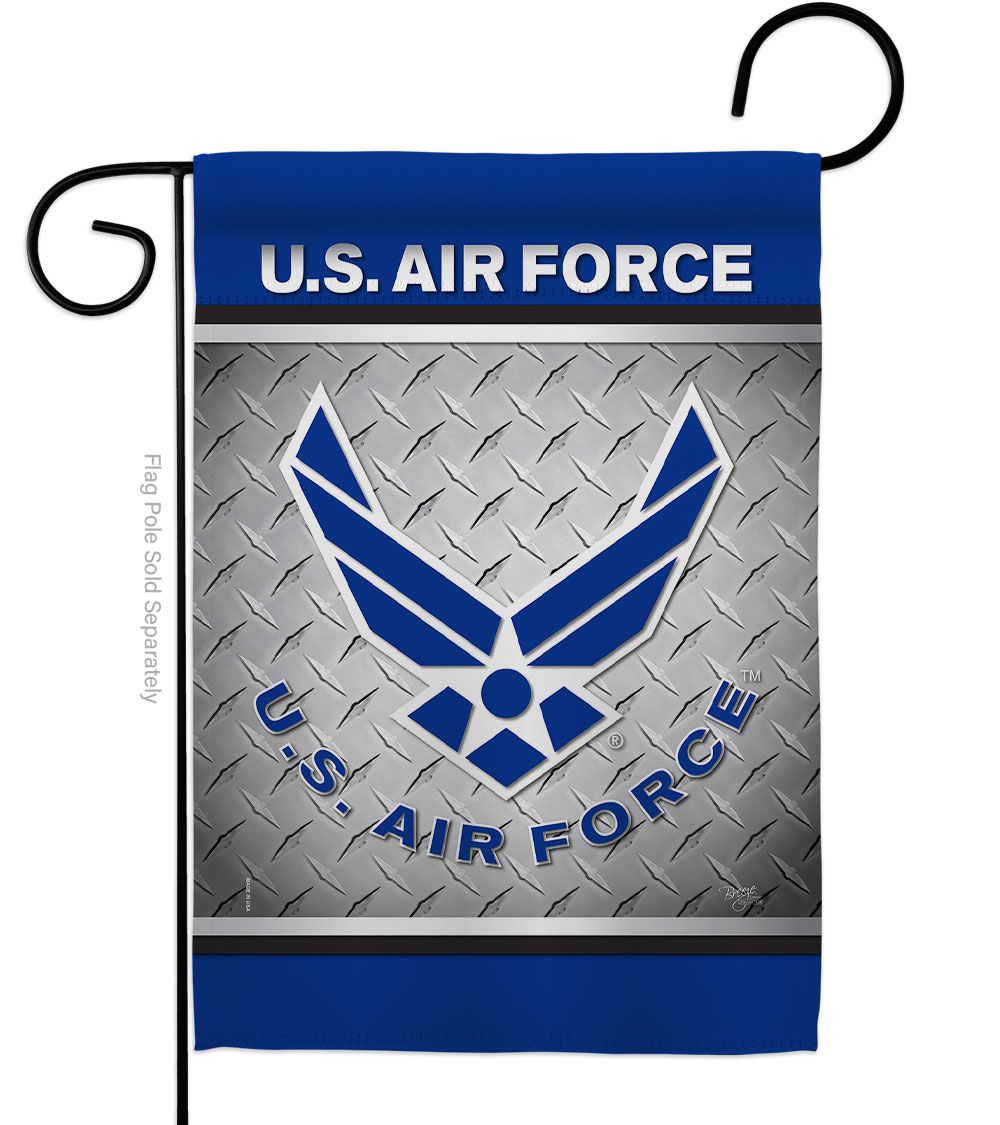 US Air Force Garden Flag Armed Forces 13 x 18.5 in. Double-Sided Decorative Vertical Flags for House Decoration Banner Yard Gift