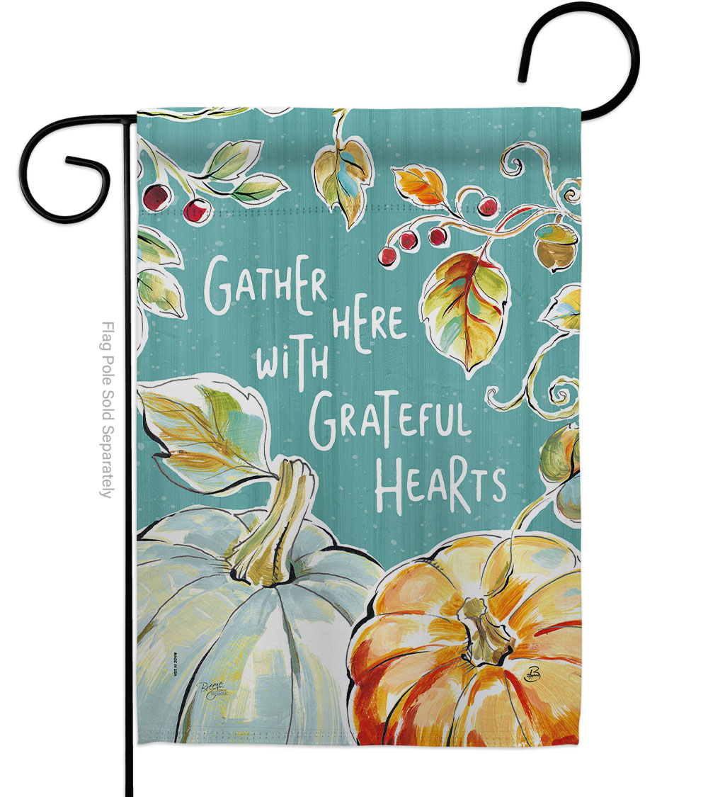G163091-BO Pumpkin Patch Garden Flag Fall Harvest & Autumn 13 x 18.5 in. Double-Sided Decorative Vertical Flags for House Decoration Banner Yard Gift