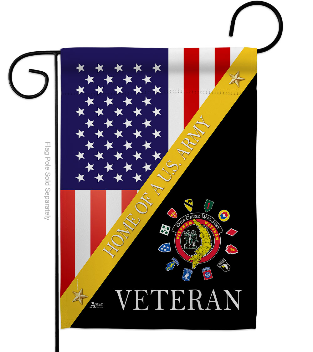 Picture of Americana Home & Garden G142894-BO 13 x 18.5 in. Home of Vietnam Veterans Garden Flag with Armed Forces Army Double-Sided Decorative Vertical House Decoration Banner Yard Gift