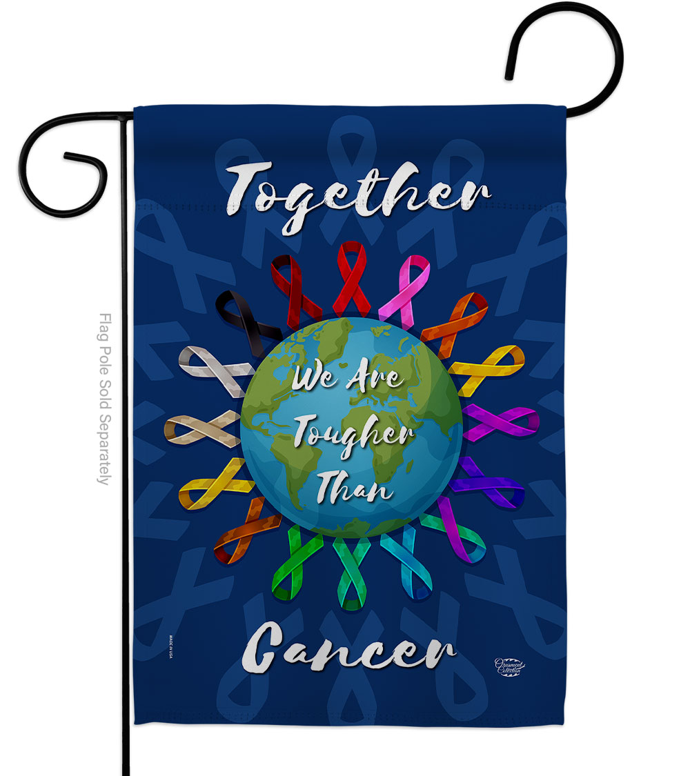 13 x 18.5 in. We are Together Garden Flag with Support Awareness Double-Sided Decorative Vertical Flags House Decoration Banner Yard Gift