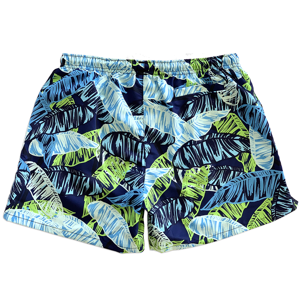 Picture of La Palma Eco Beachwear 21801032207 Classic Botanical Swim Shorts - Medium