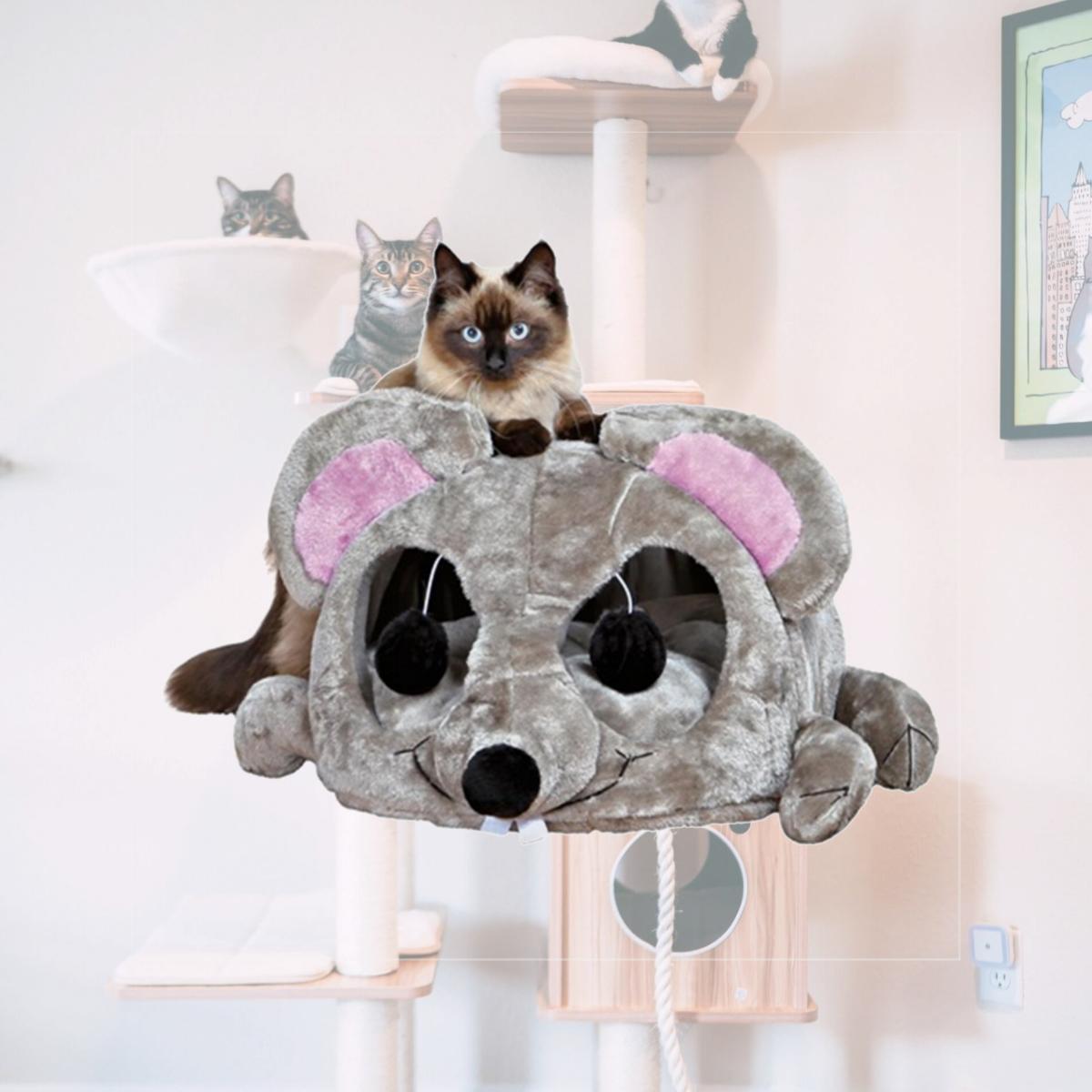 Picture of TRIXIE Pet Products 36290 Lukas Cuddly Cave - Gray