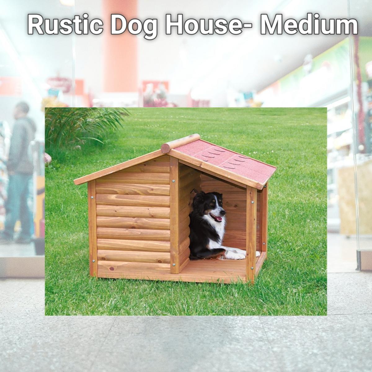 Picture of TRIXIE Pet Products 39511 Rustic Dog House- Medium
