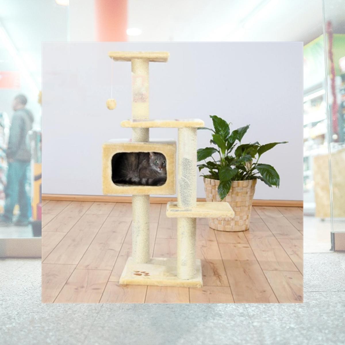 Picture of TRIXIE Pet Products 43781 Palamos Cat Tree- Beige
