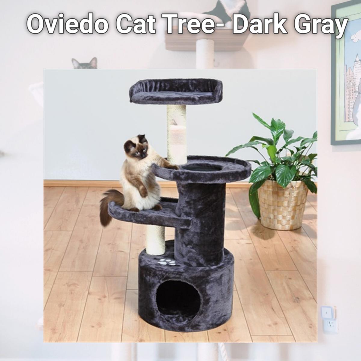 Picture of TRIXIE Pet Products 43847 Oviedo Cat Tree- Dark Gray