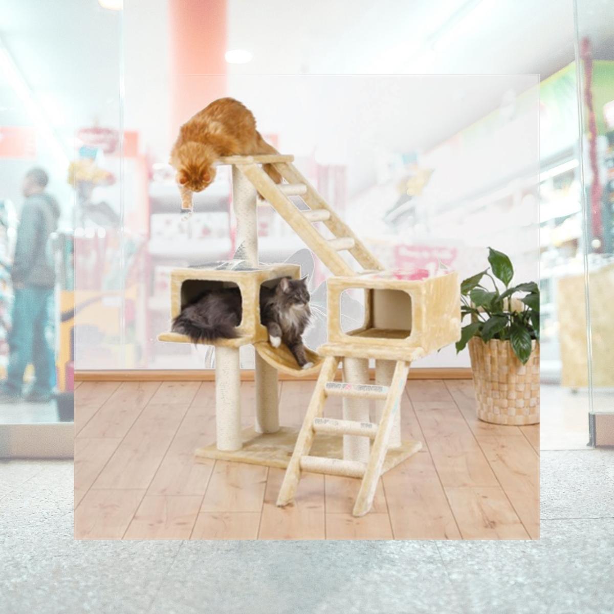 Picture of TRIXIE Pet Products 43941 Malaga Cat Playground- Beige